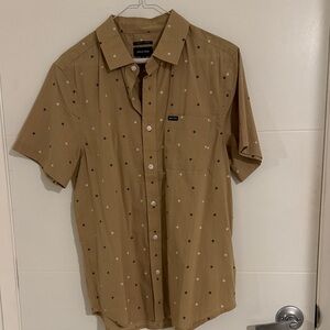 Brixton Brown Patterned Short Sleeve Shirt